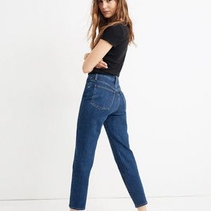 Madewell Tapered Jeans in Bellclaire wash, size 28
